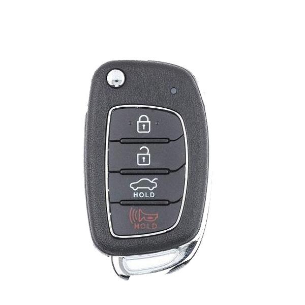 KeylessFactory: 2017-2020 Hyundai Sonata / 4-Button Flip Key / PN: 95430-C1210 / TQ8-RKE-4F25